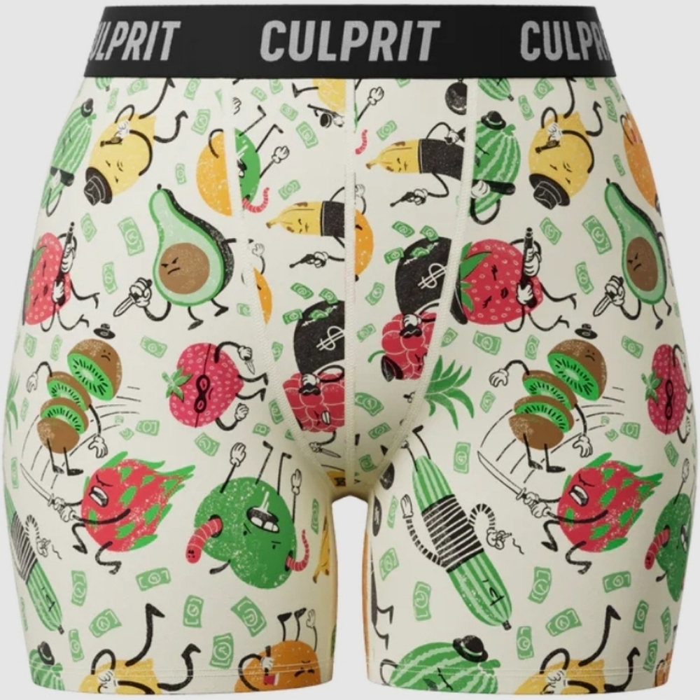 XL Culprits lady boxers Stroberry Sustainable, soft, and ultra breathable